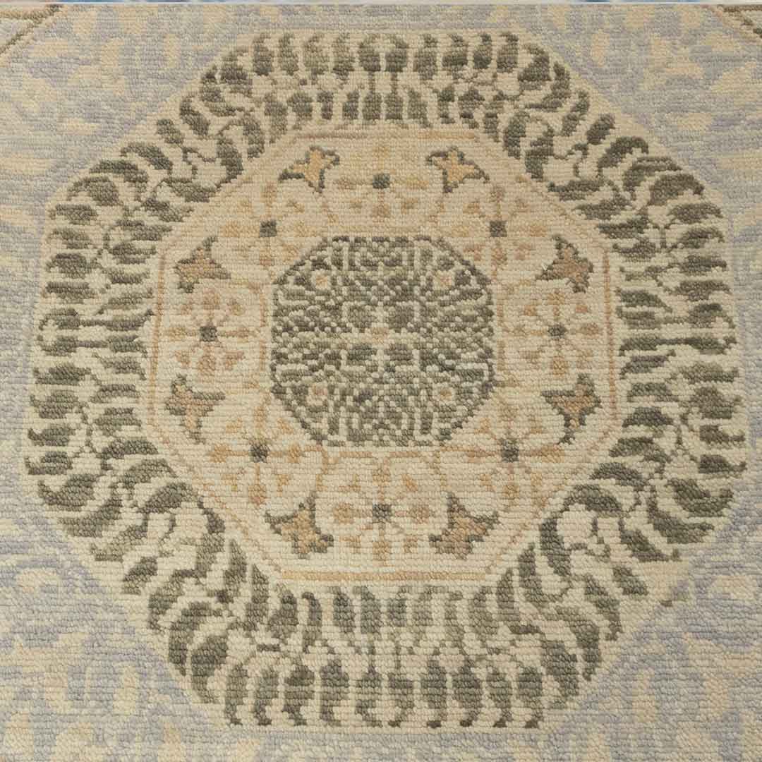 Muted Hand knotted Mamluk Design Rug: Timeless Design Meets Modern Aesthetics | Quality Rugs Online